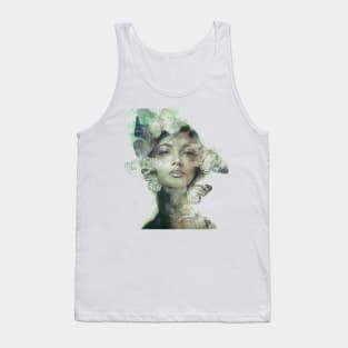 Digital art Portrait Tank Top